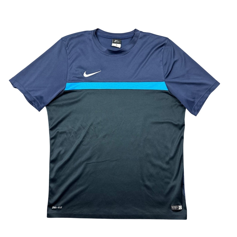 Nike Dri-FIT Soccer Jersey Mens XL Blue Training Sportswear Athletic Active Gym